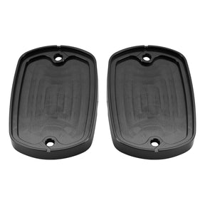 Yamaha T-MAX 500 530 SX DX 560 TECH MAX 2x Break Fluid Reservoir Caps Black Fluid