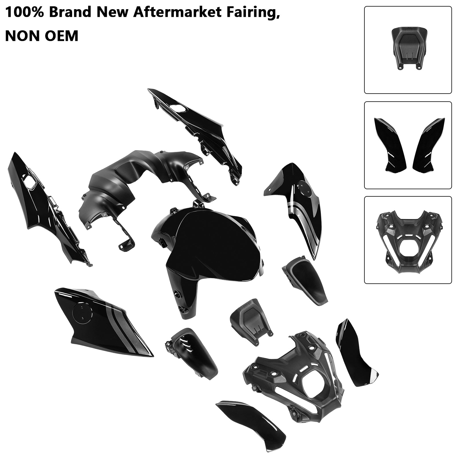 Amotopart 2021-2023 Yamaha MT 09 Fairing Kit