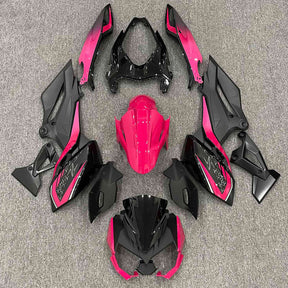 Amotopart 2018-2023 Z400 Kawasaki Schwarz-Pink-Verkleidungssatz