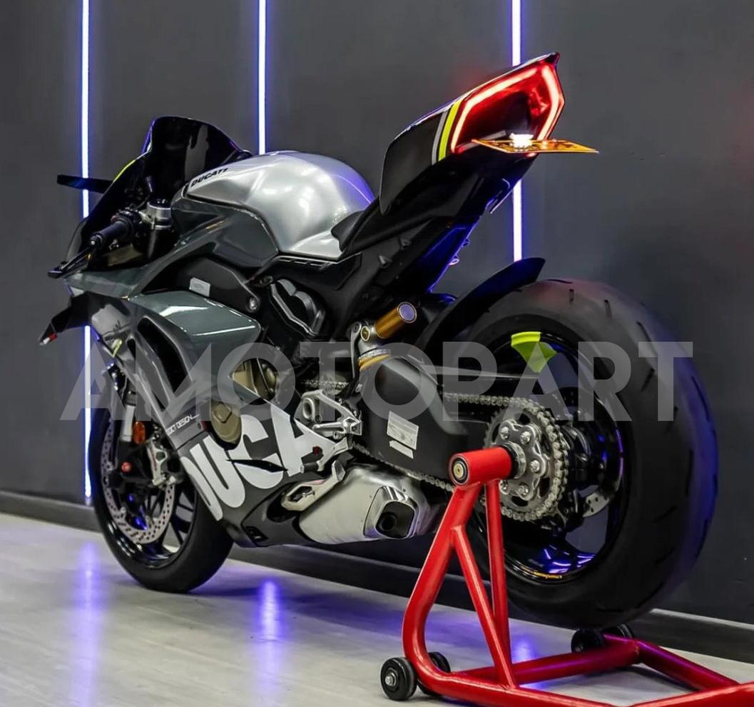 Amotopart Ducati 20-21 Panigale V4 V4S Black Grey Fairing Kit