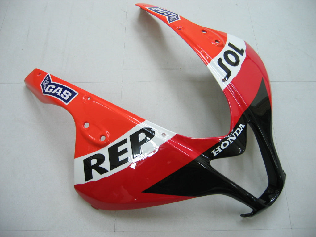 Amotopart 2007-2008 Honda CBR600RR Kit carena Repjol rosso e arancione