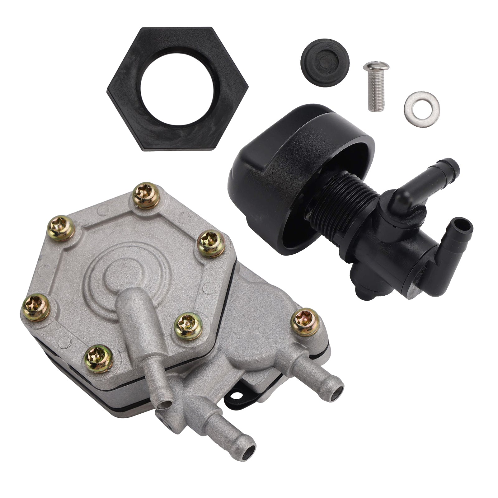 01-20 Bomba de combustível Polaris Sportsman 400  &  Kit Petcock de válvula de combustível 2520227 se encaixa