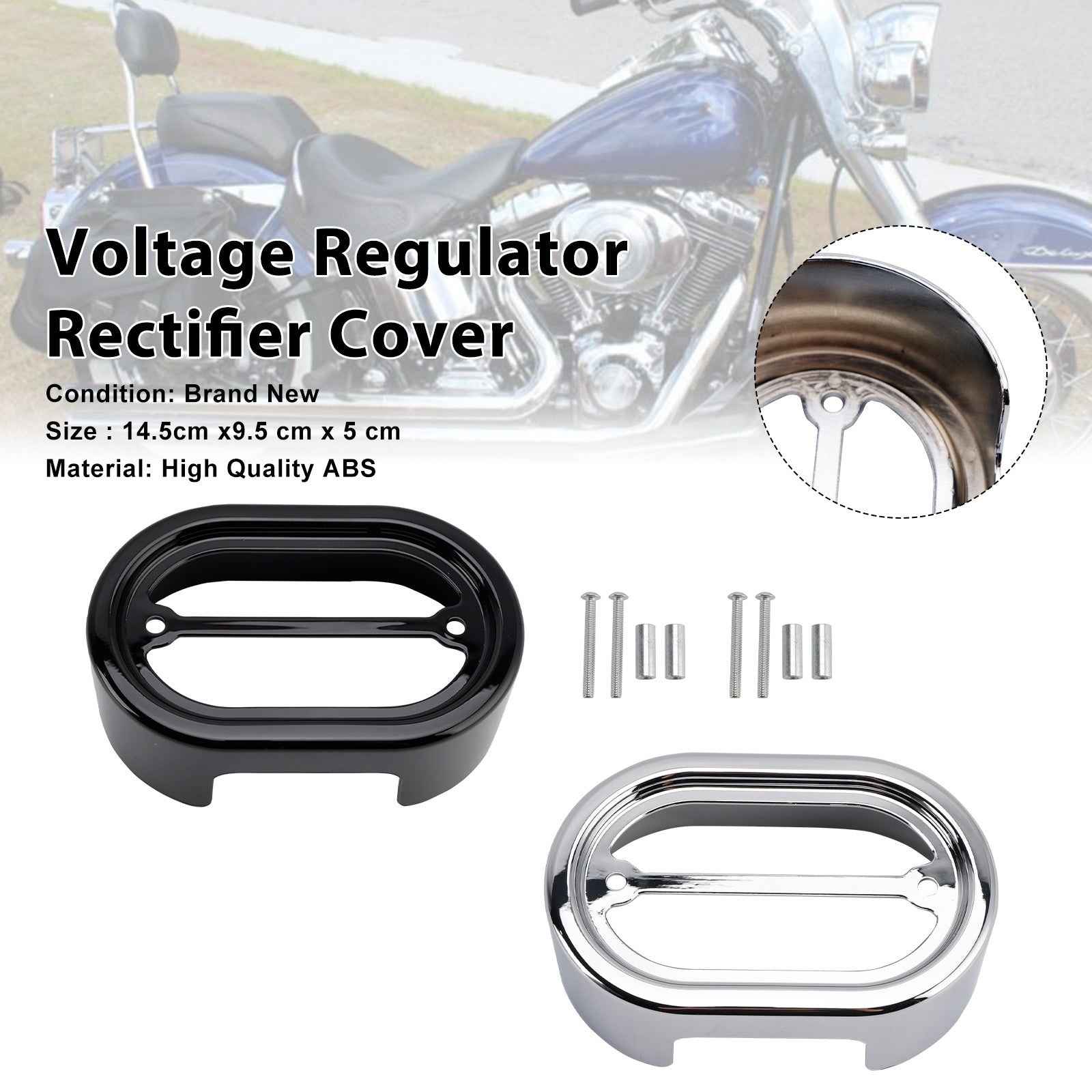 2001-2017 Softail Breakout Voltage Regulator Rectifier Cover
