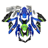 Amotopart 2008-2010 Suzuki GSXR 600/750 K8 Blue&Green Fairing Kit