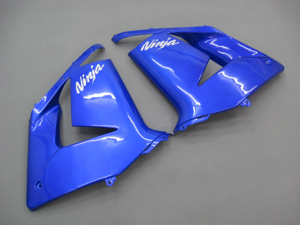 Amotopart 2004–2005 Kawasaki ZX10R Verkleidungsset in Blau und Schwarz