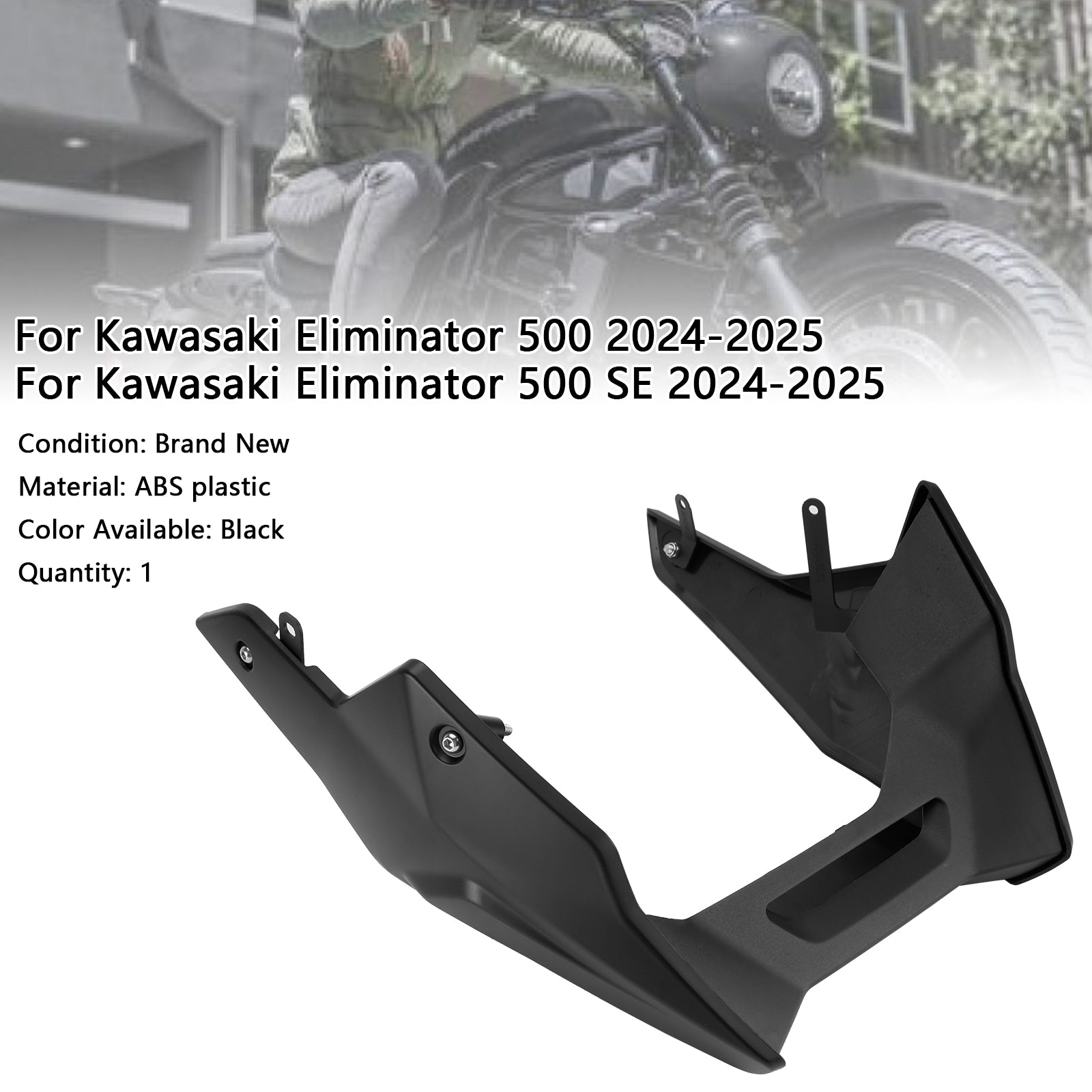 2024-2025 Kawasaki Eliminator 400/450/500 Lower Fairings Full Belly Pan