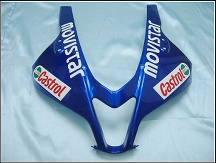 Amotopart 2007-2008 Honda CBR600RR Kit de carénage bleu et vert