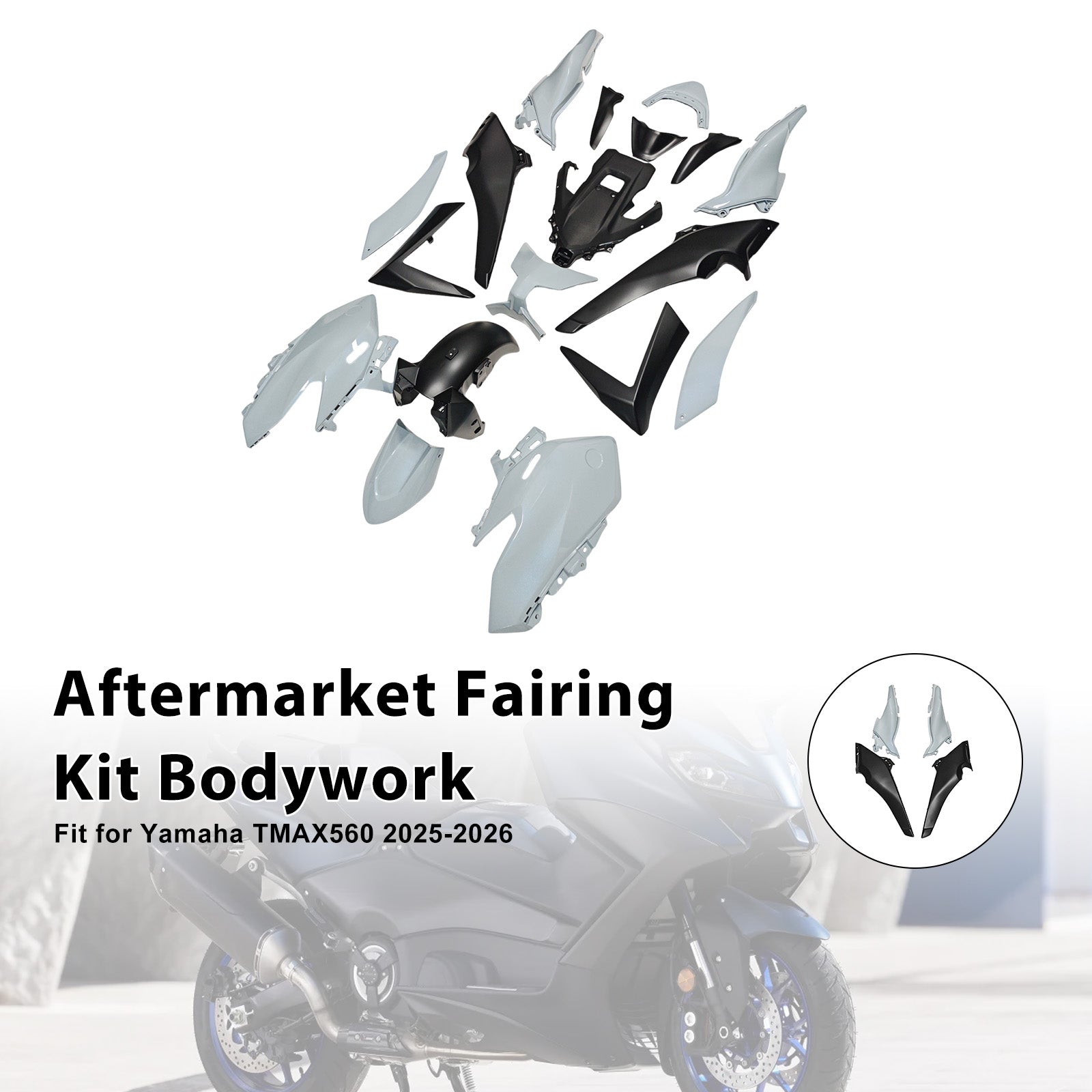 Amotopart 2025-2026 Yamaha TMAX560 Fairing Kit Collection