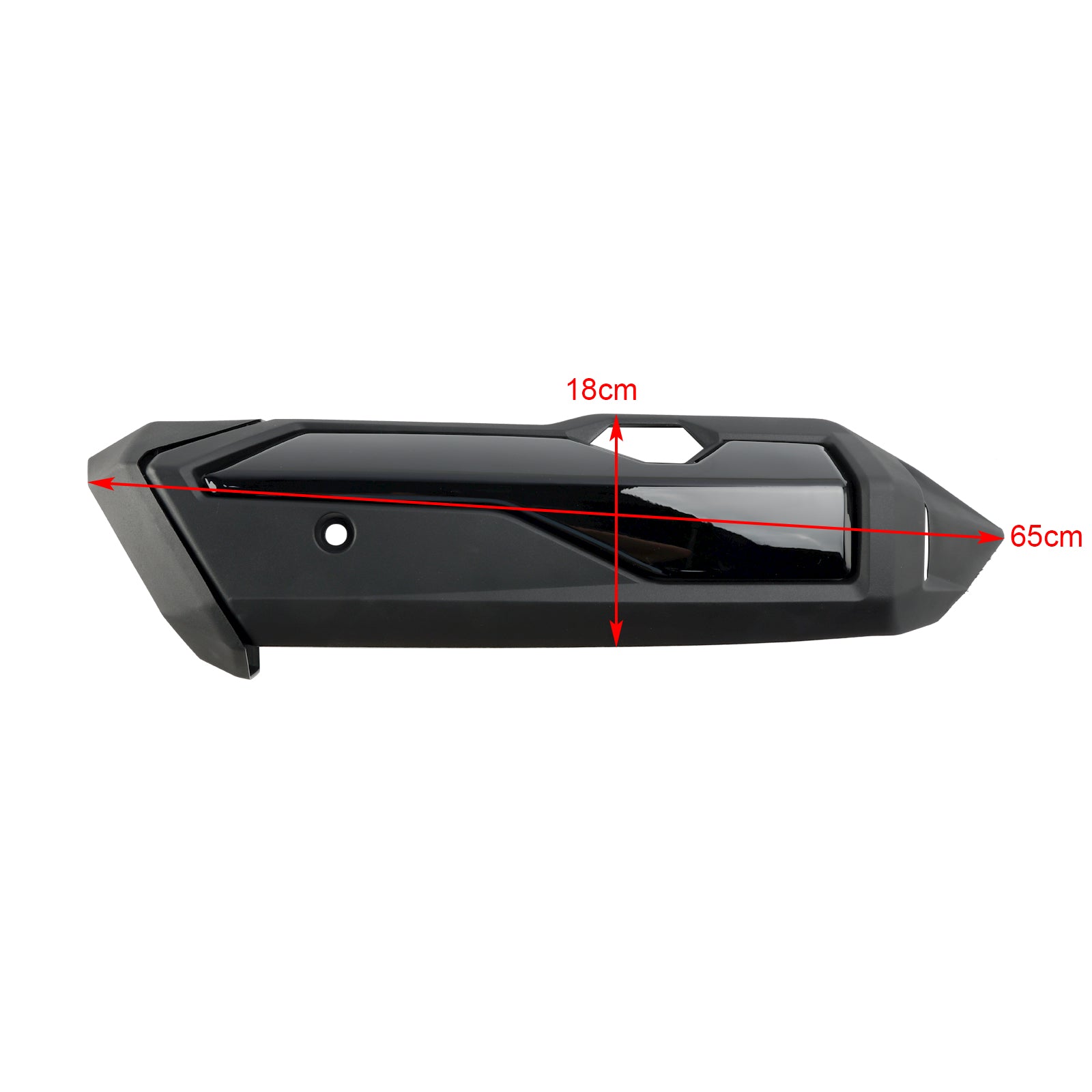 Coque de protection thermique pour tuyau d'échappement Honda Forza 2021 NSS350, noir, 2024 – 350