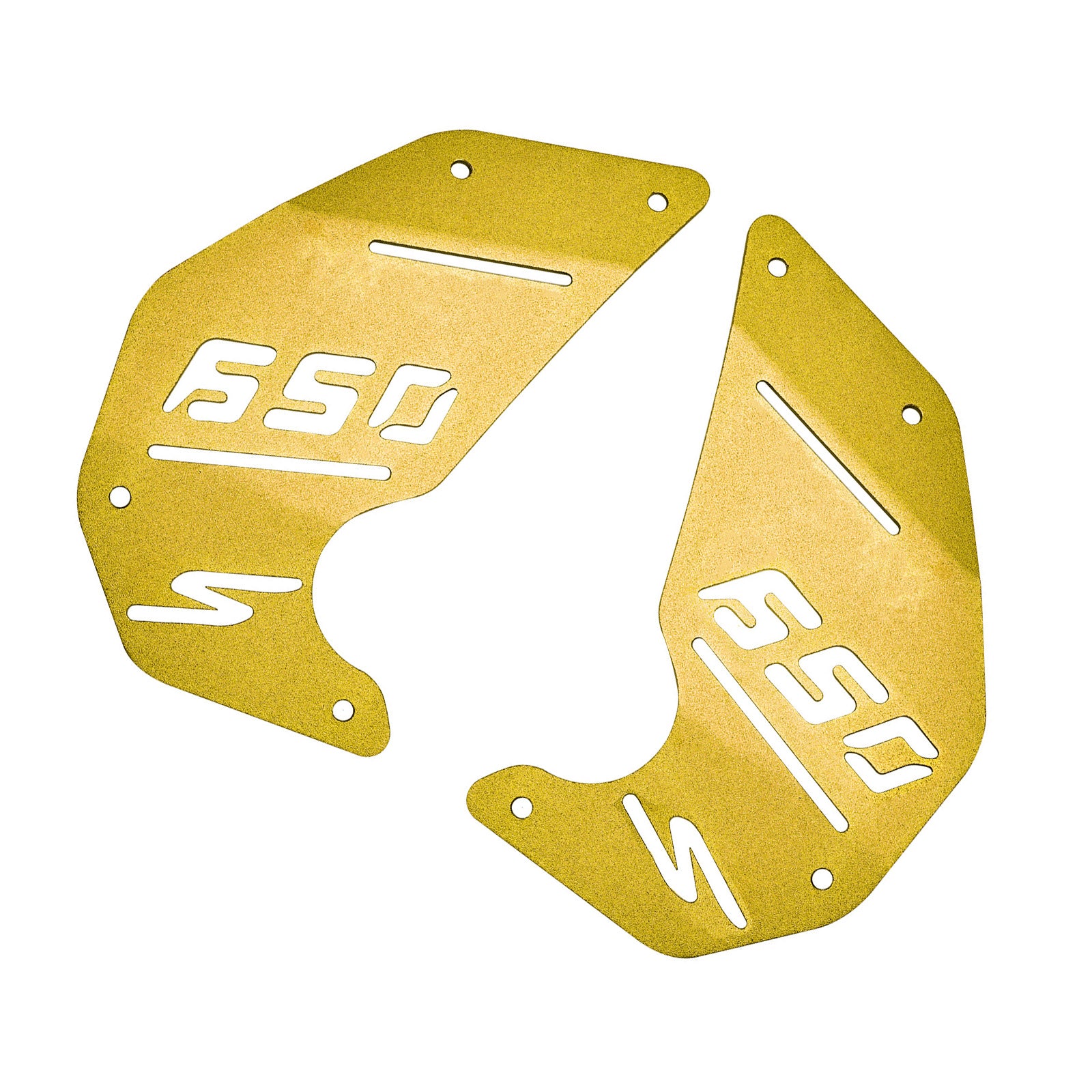 Motorabdeckplatte Seitenverkleidung Gold für Kawasaki Vulcan S En650 Vn650 15-22 Cafe