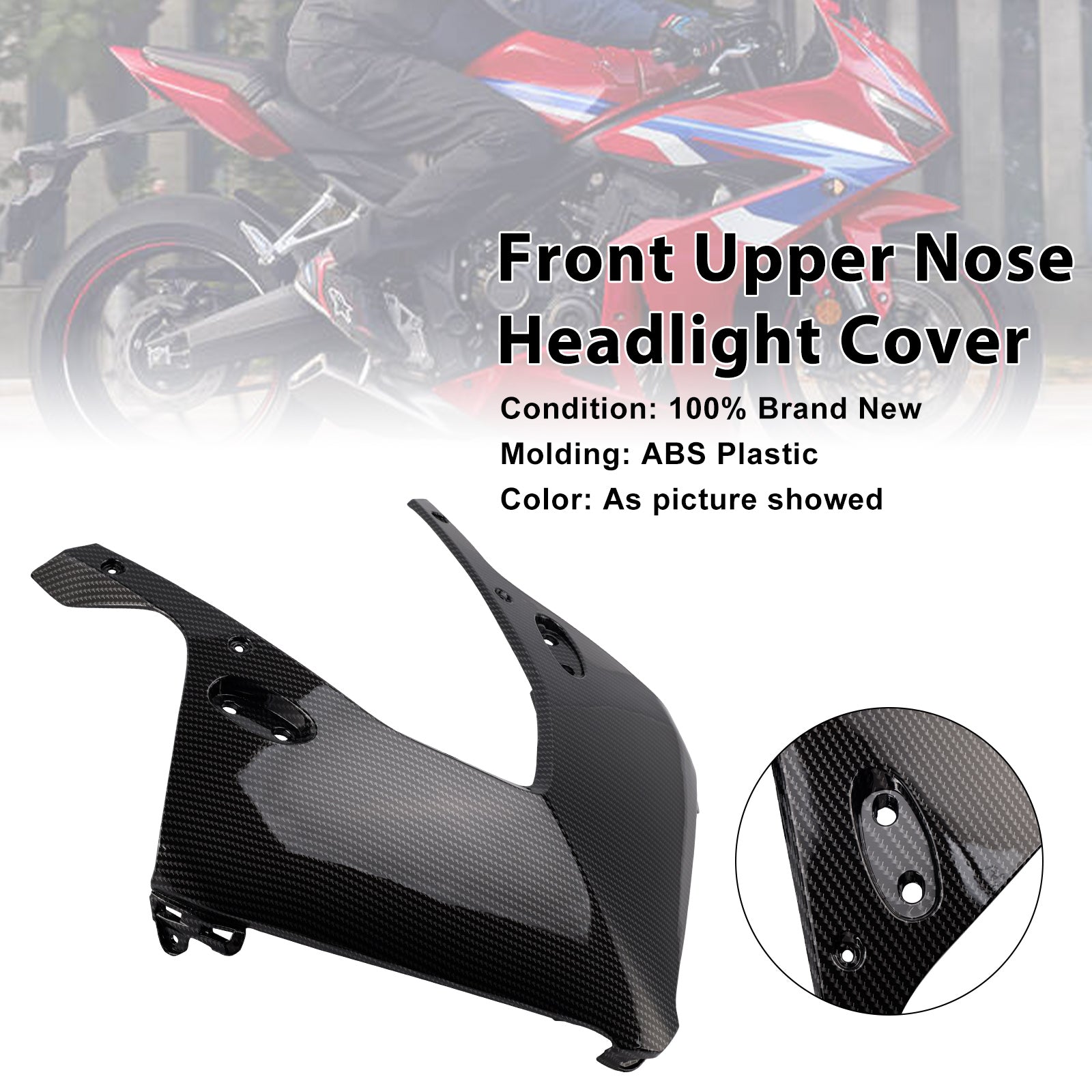 2024-2025 Honda CBR650R Front Nose Headlight Panel Cover Fairing