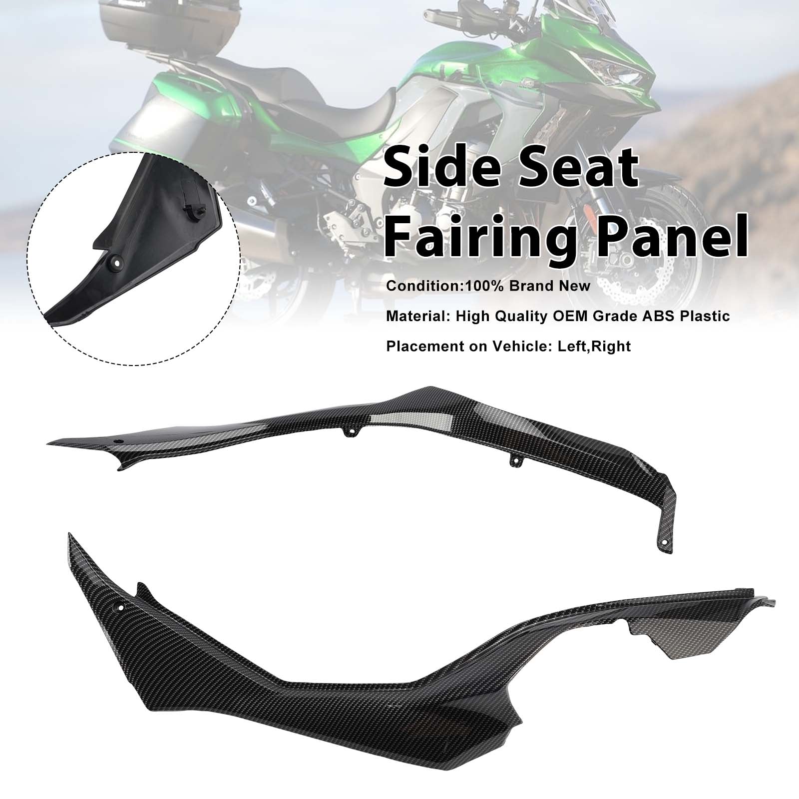 2019-2024 Kawasaki Versys 1000 Seitensitzverkleidungsschutzhaube