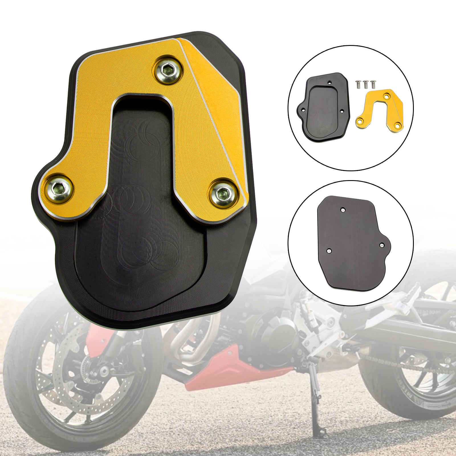 Motorcycle Kickstand Enlarge Plate Pad fit for BMW F900R F900 R 2020