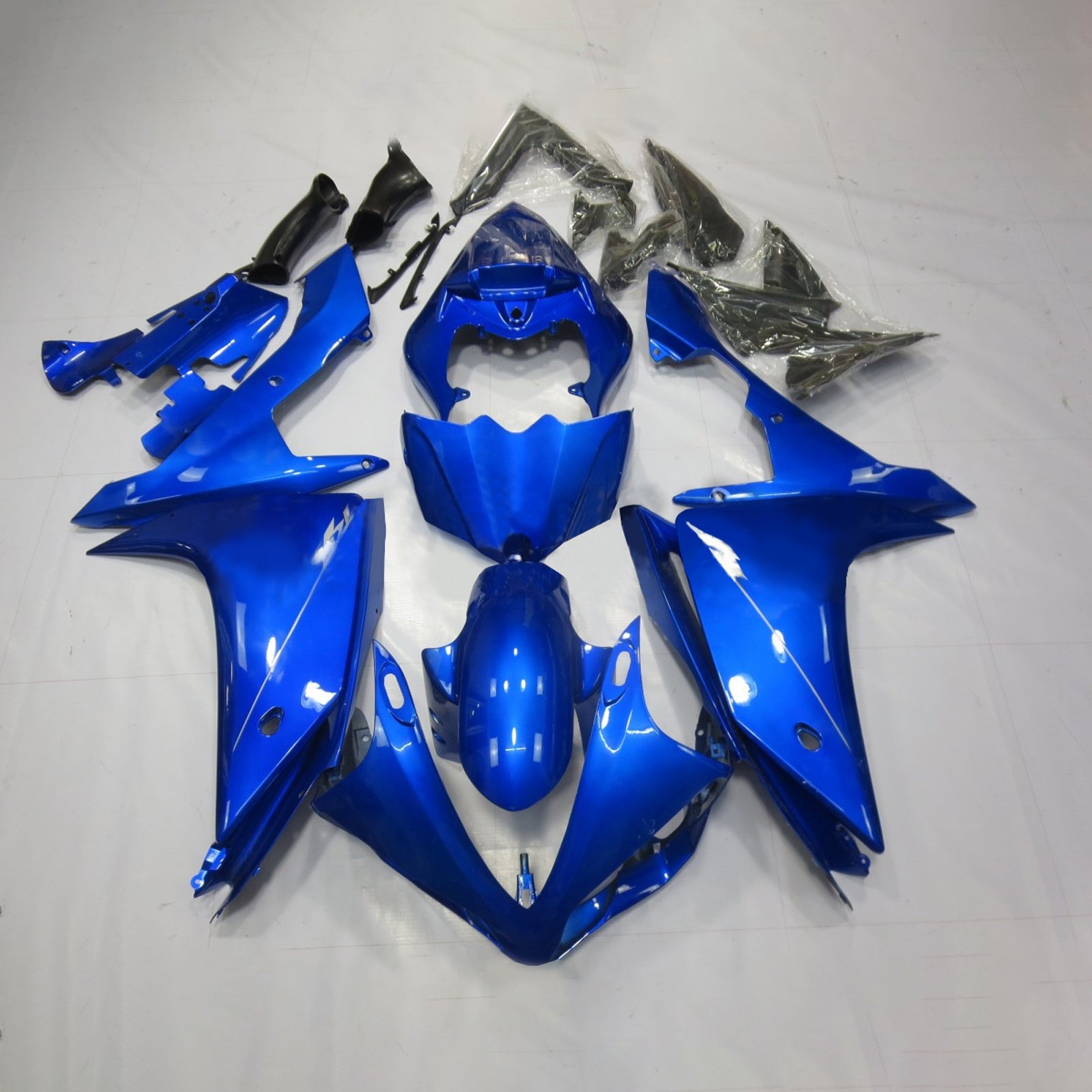 Amotopart 2007-2008 Yamaha YZF 1000 R1 Kit de carenado azul brillante