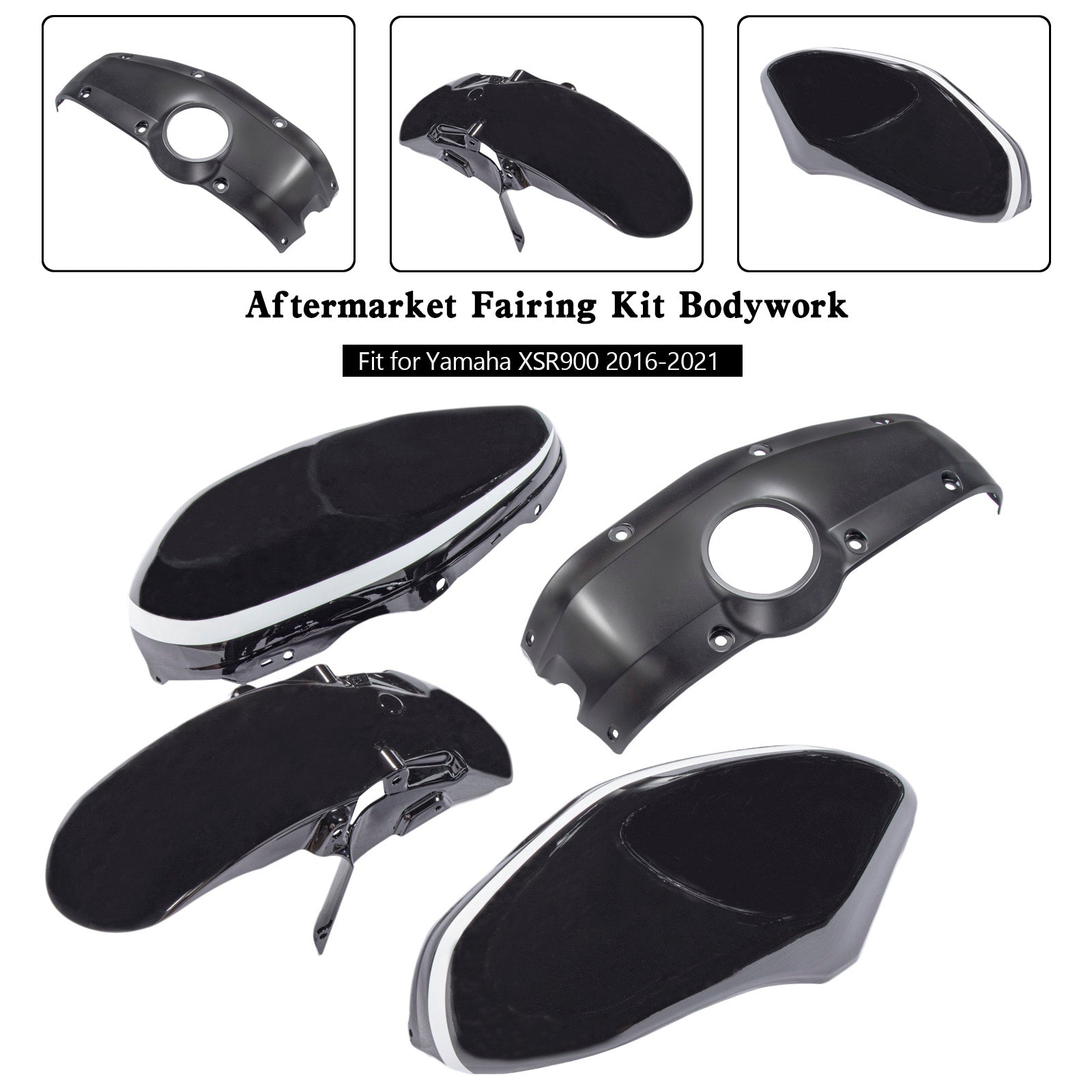 Amotopart 2016-2021 Yamaha XSR900 Fairing Kit