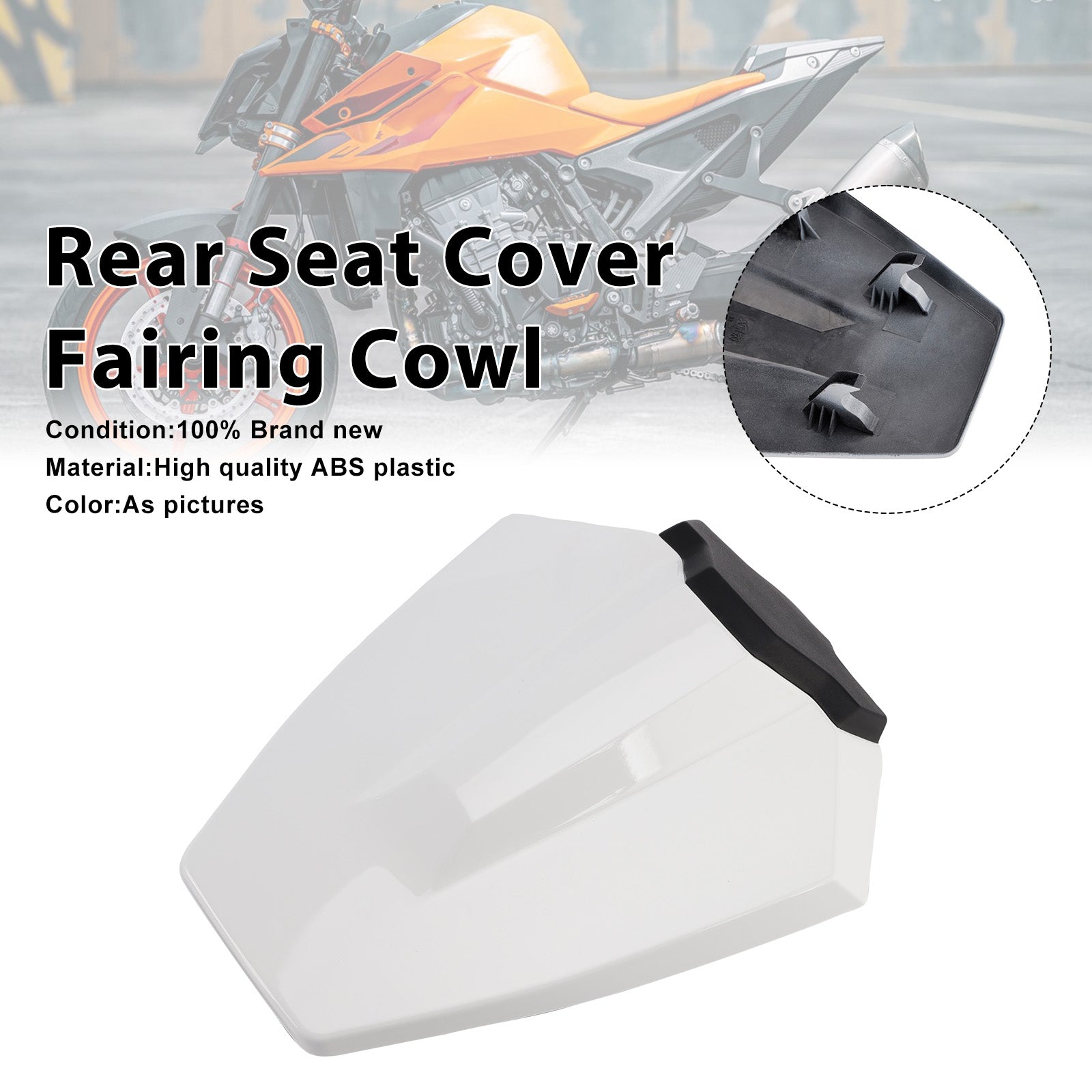 2024-2025 Duke 990 Rear Pillion Seat Cover Fairing Cowl