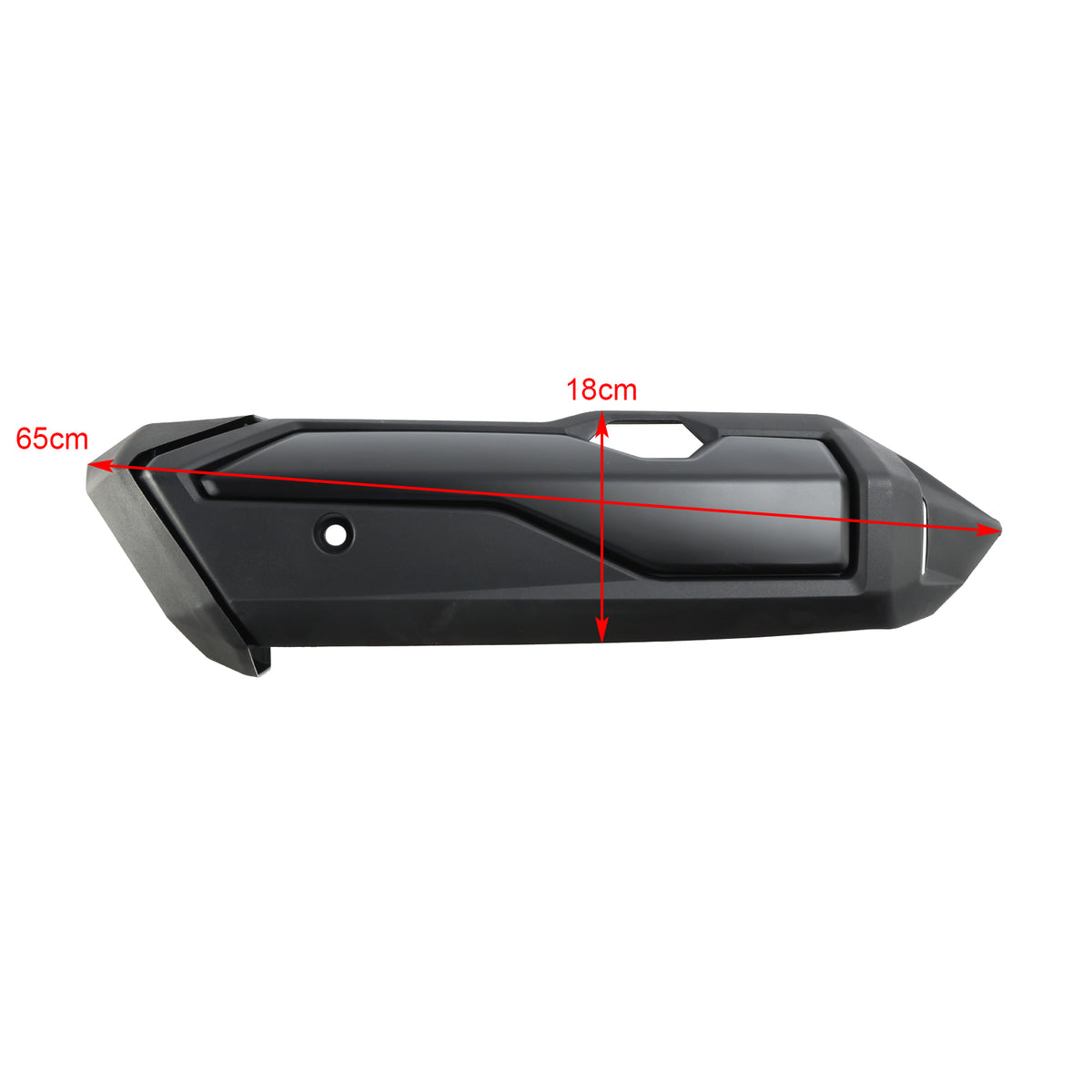 Coque de protection thermique pour tuyau d'échappement Honda Forza 2021 NSS350, noir mat, 2024 – 350