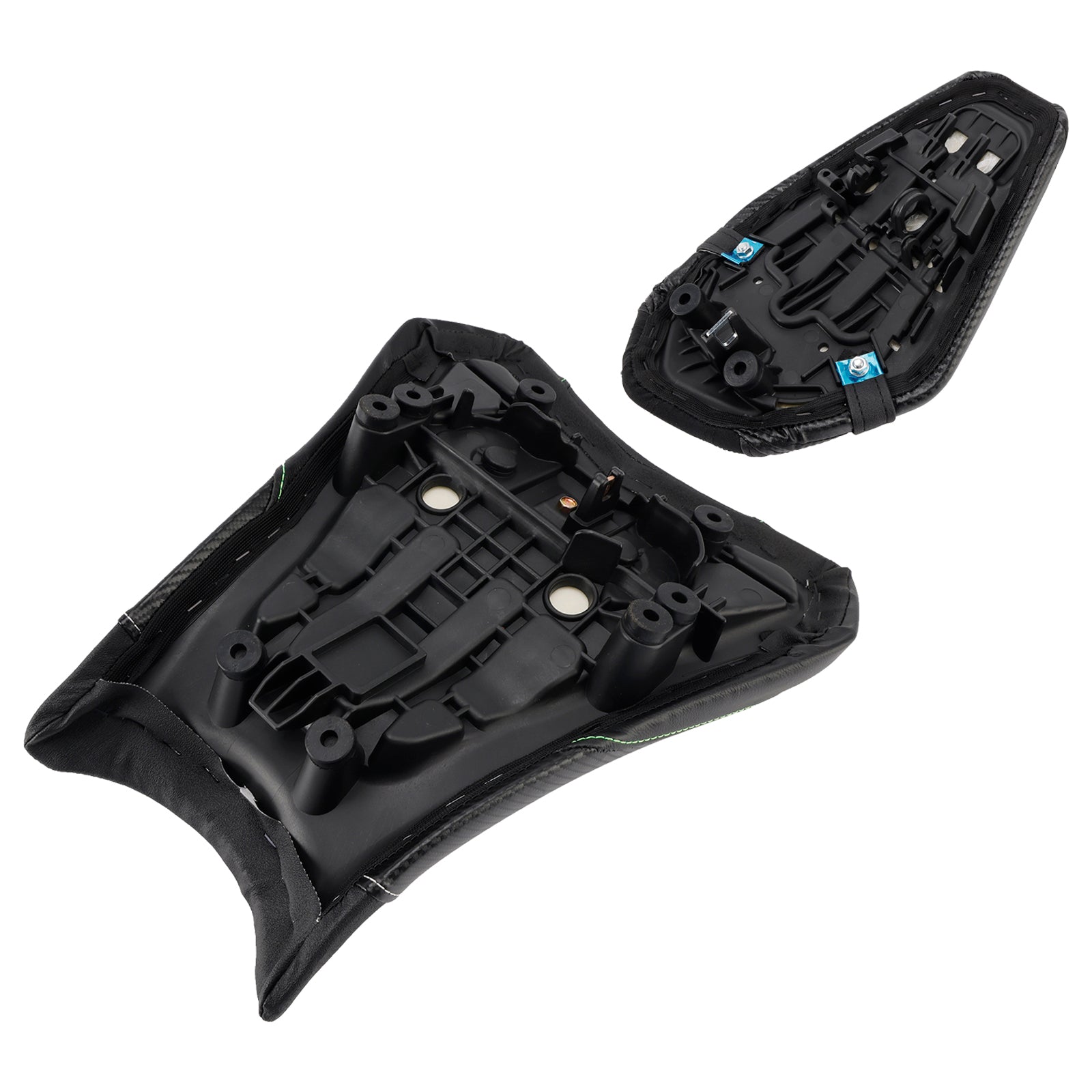 19-25 Kawasaki Zx-6R Zx 6R Lower Front W/ Rear Seat Driver Pillion Black1