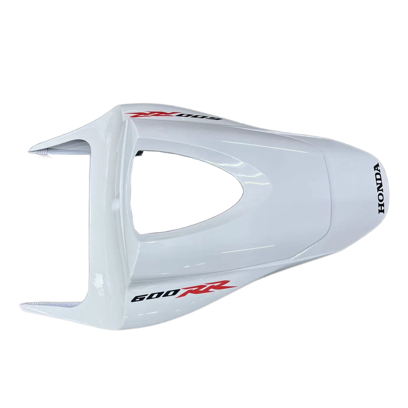 Amotopart 2009-2012 Honda CBR600RR White Black Fairing Kit