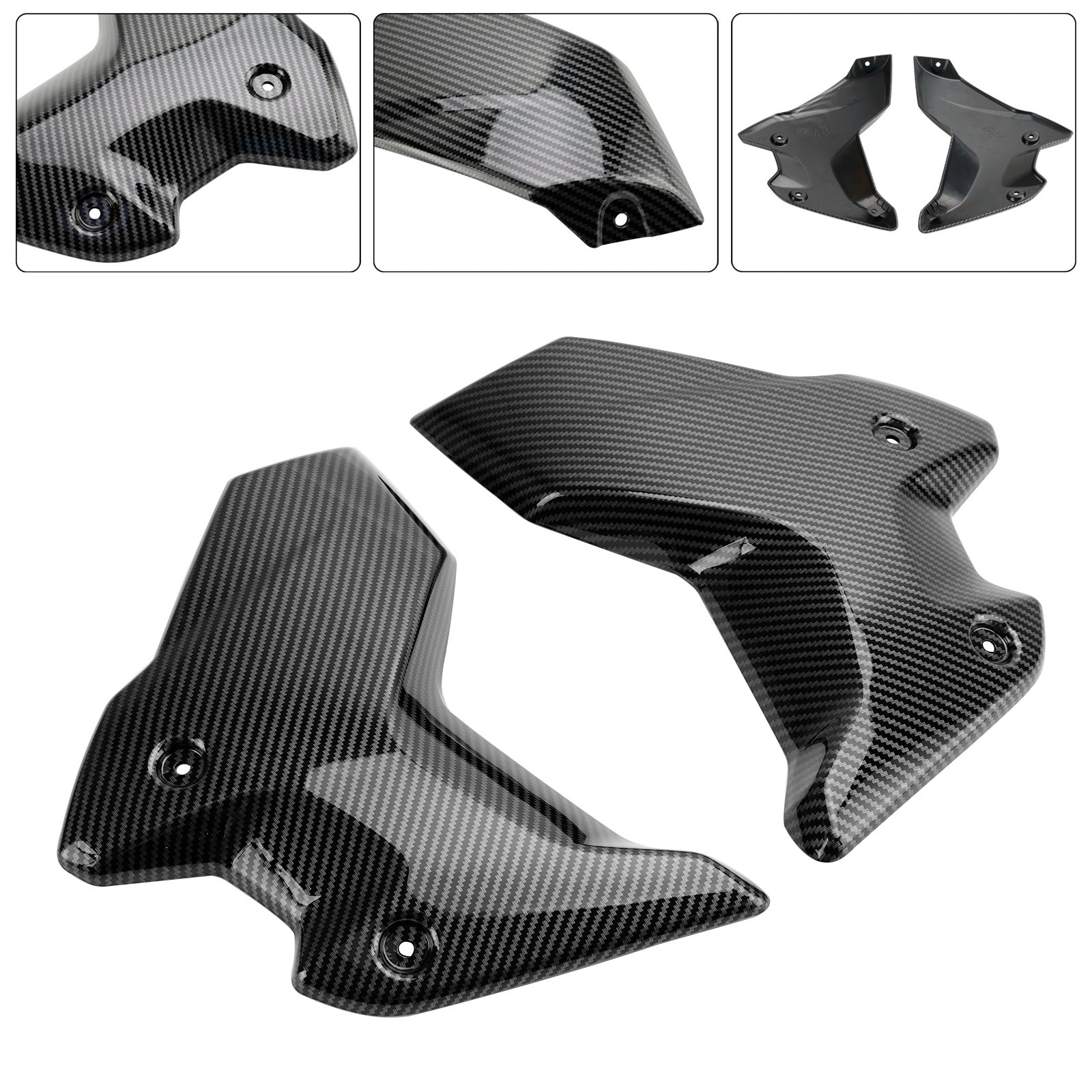 18-23 BMW R1250GS Side Frame Fairing Cowl Guards Radiator Cover