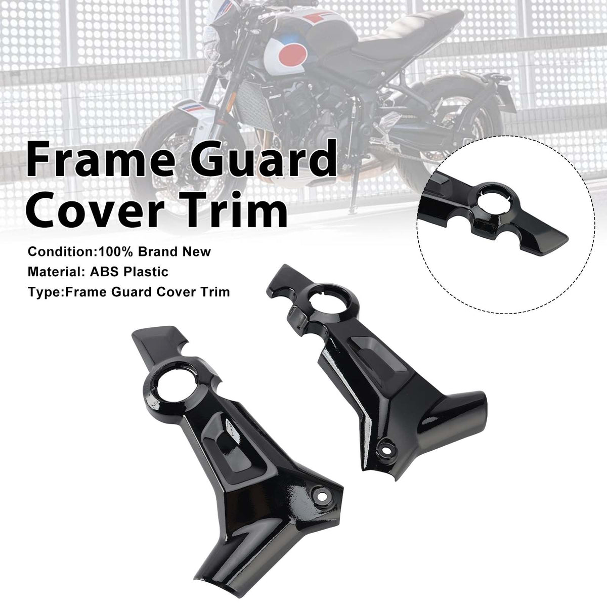 22-25 660 25-27 800 Trident Frame Guard Side Protection Cover Fairing