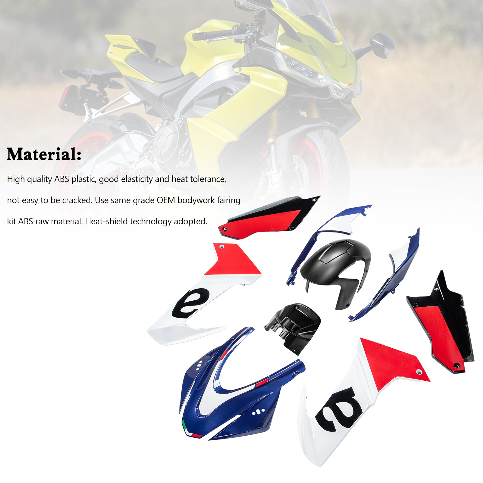 Amotopart (2020-2024) Aprilia RS 660 Fairing Kit Collection