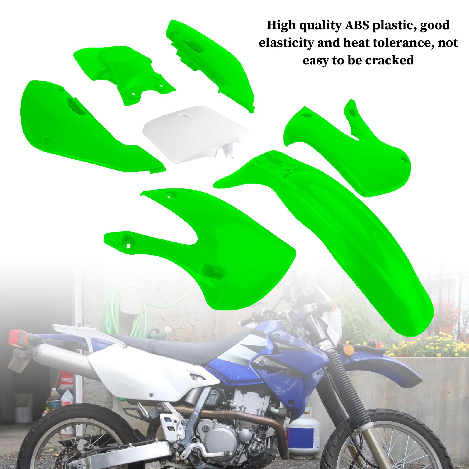 Karosserie-Verkleidungsset aus eingespritztem ABS-Kunststoff für Kawasaki KLX110 KLX65 RM65 DRZ110