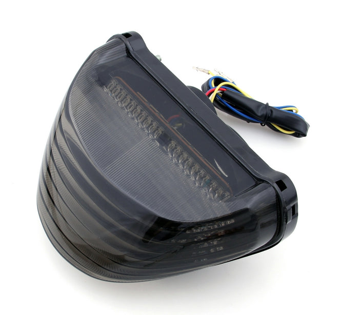 00-05 Kawasaki Ninja ZX12R Integrated LED TailLight Turn Signals Smoke