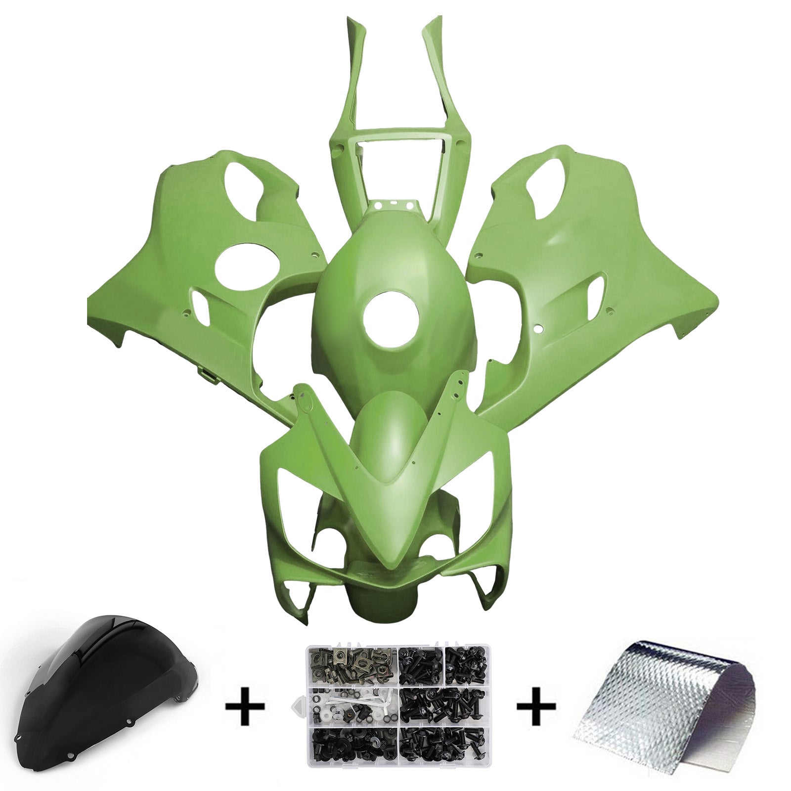 Amotopart 2001-2003 Honda CBR600 F4i Light Green Fairing Kit