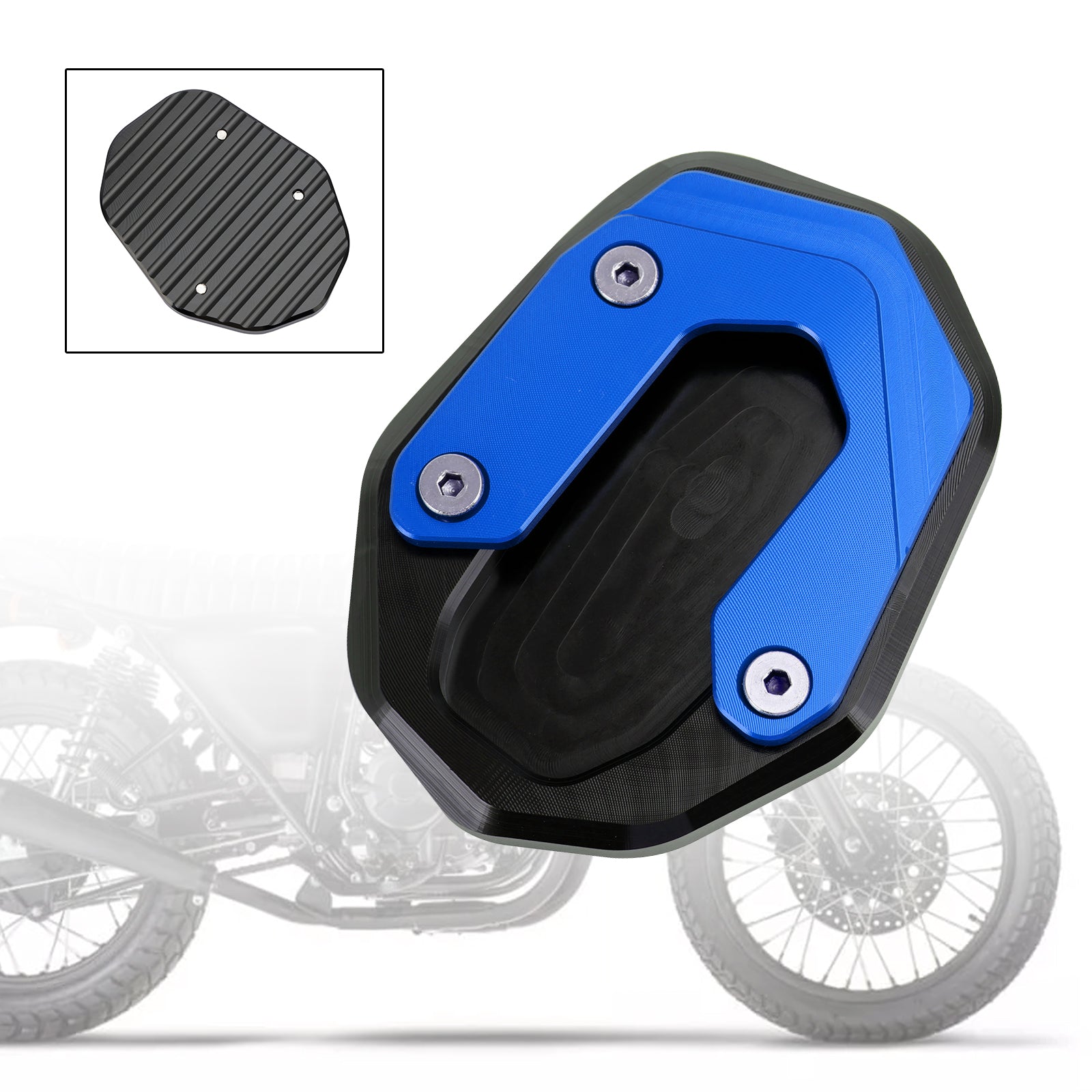 15-20 Ducati Scrambler 400/800/1100 Kickstand Enlarge Plate Pad