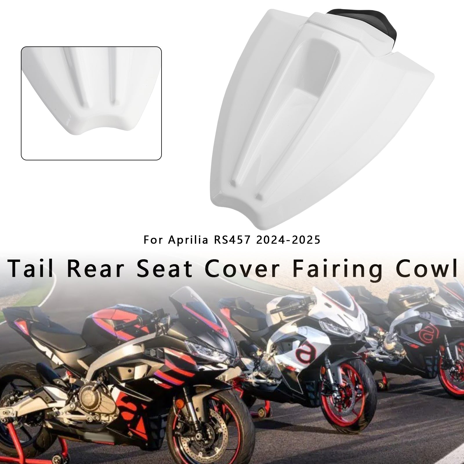 2024-2025 Aprilia RS 457 Tail Rear Seat Cover Fairing Cowl