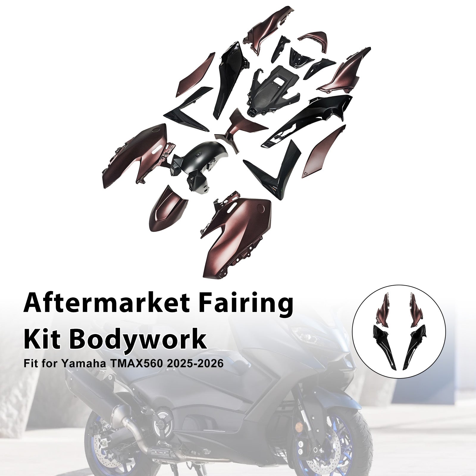 Amotopart 2025-2026 Yamaha TMAX560 Fairing Kit Collection