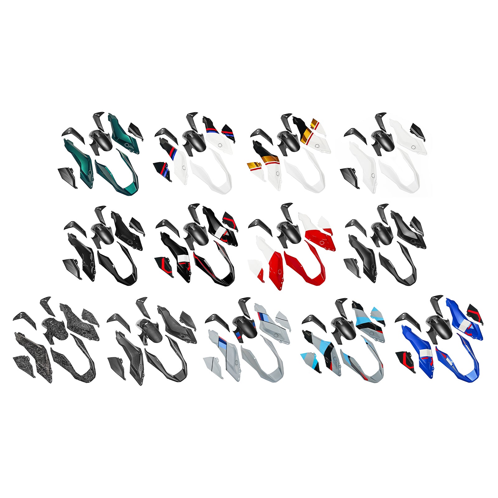 Amotopart 2024-2025 BMW R1300GS Collection Fairing Kit