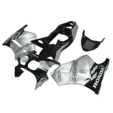 Amotopart 1994-1998 Honda RVF400 NC35 Black Silver Fairing Kit