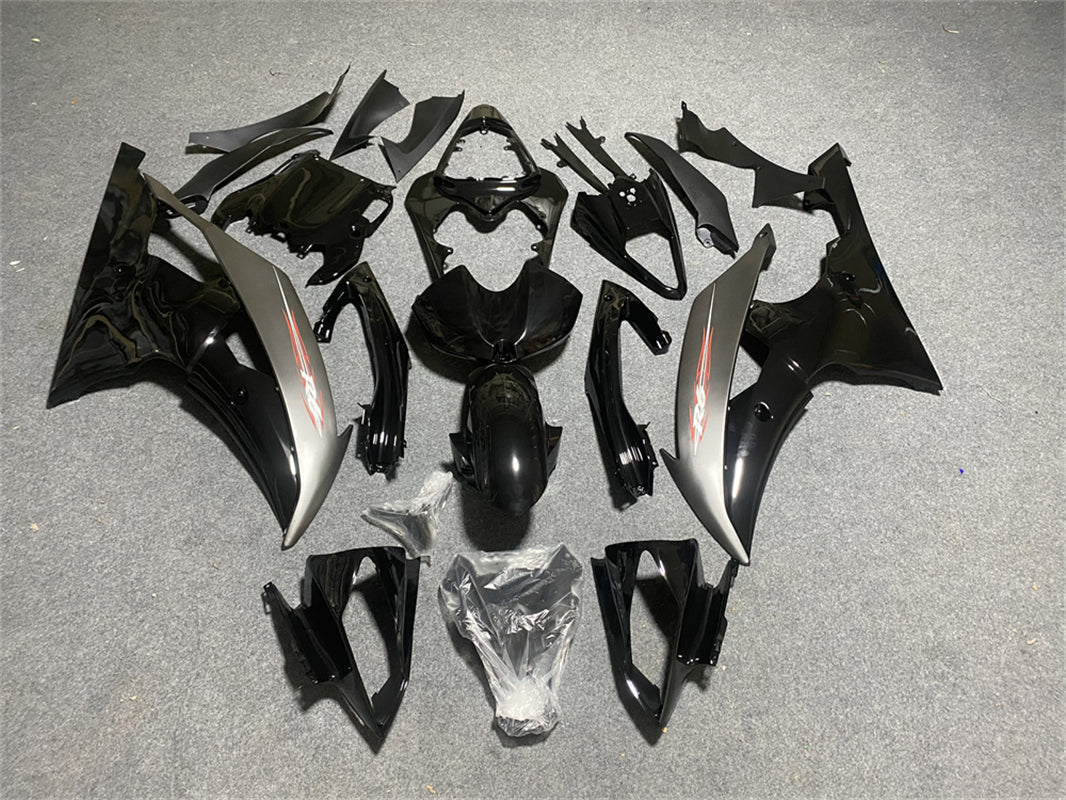 Amotopart Yamaha YZF 600 R6 2008-2016 Black&Grey Fairing Kit