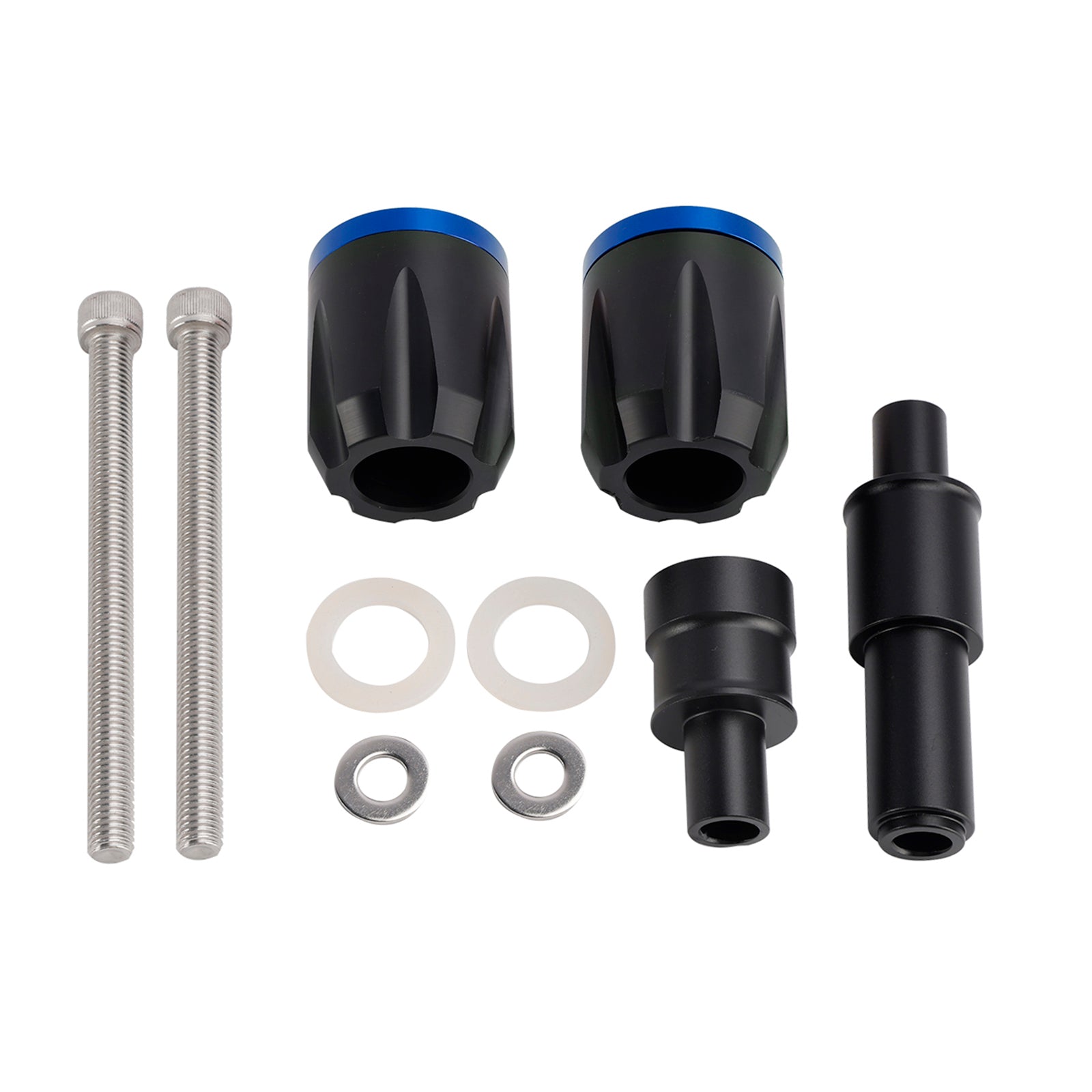 19-23 BMW F900R F750GS F850GS Crash Bobbin Protector Slider Aluminium Blue