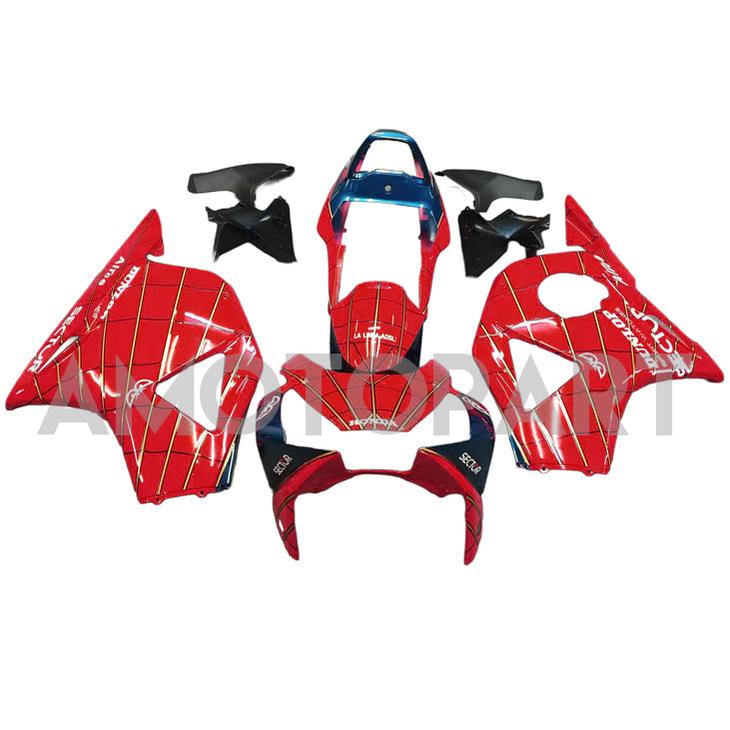 Amotopart 2002-2003 Honda CBR954 Red Gold Fairing Kit