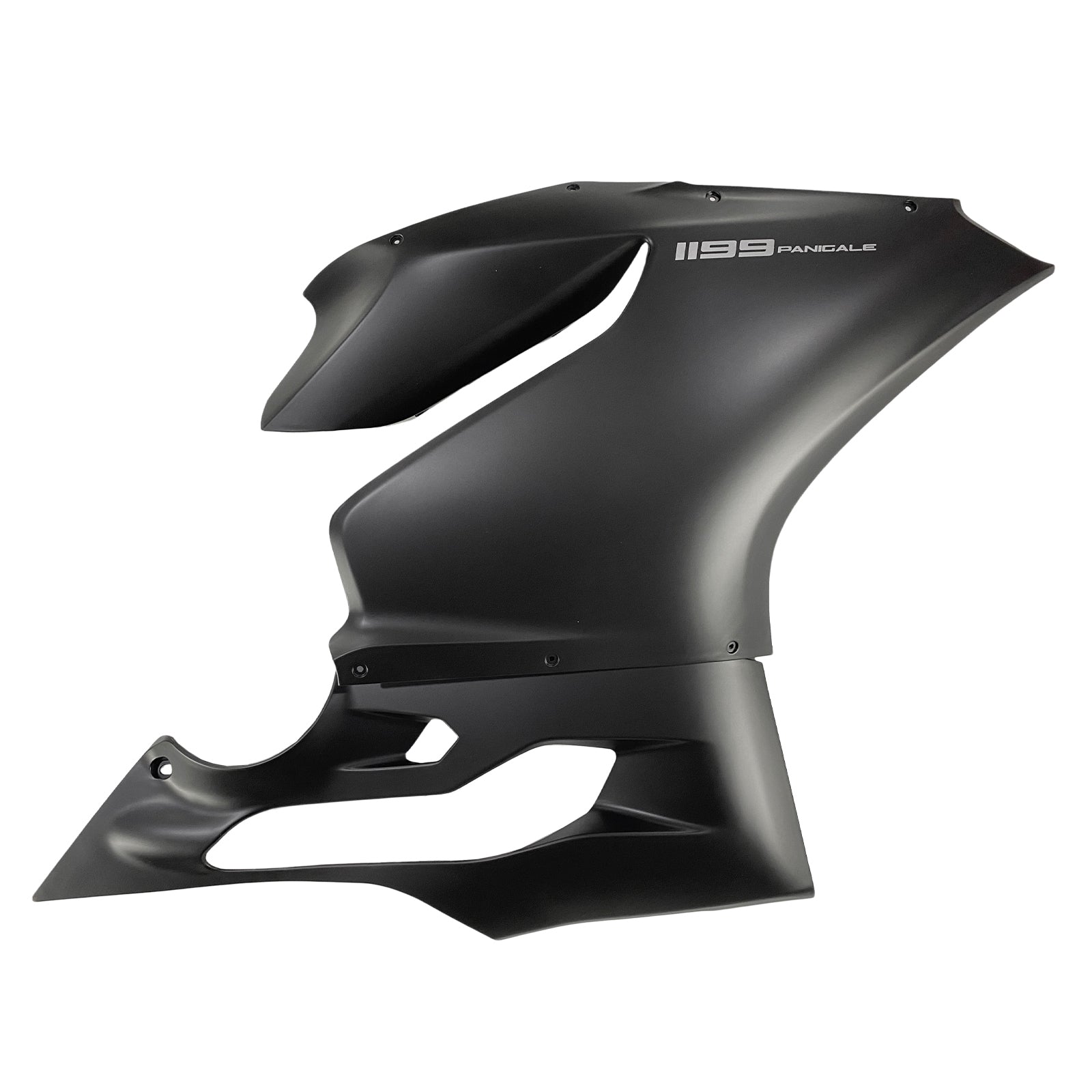 Amotopart 2012-2015 Ducati 899 Kit de carenagem branca preta fosca