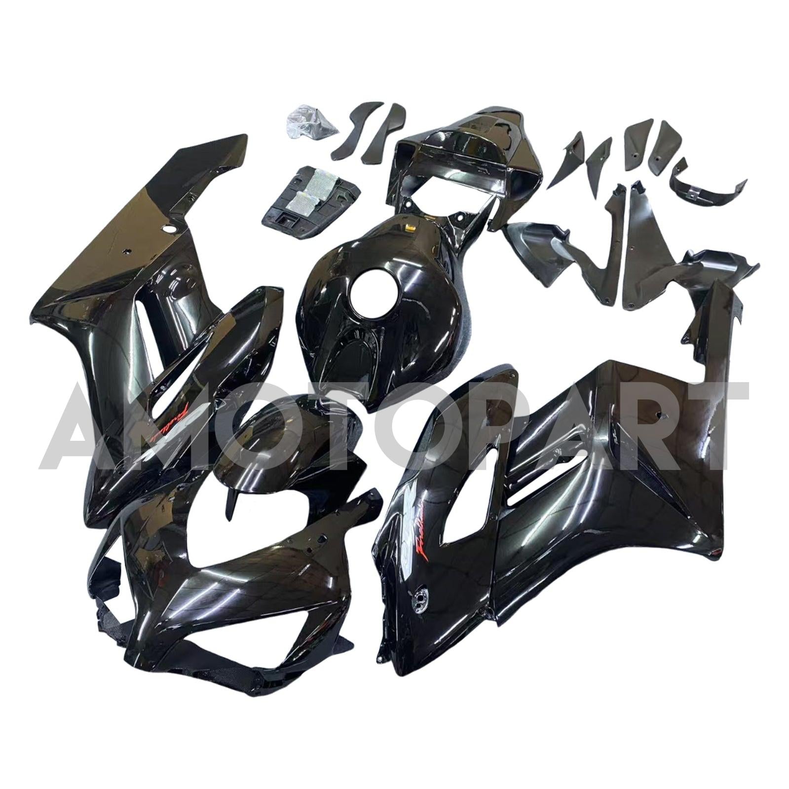 Amotopart 2004-2005 Honda CBR1000RR Black Fairing Kit
