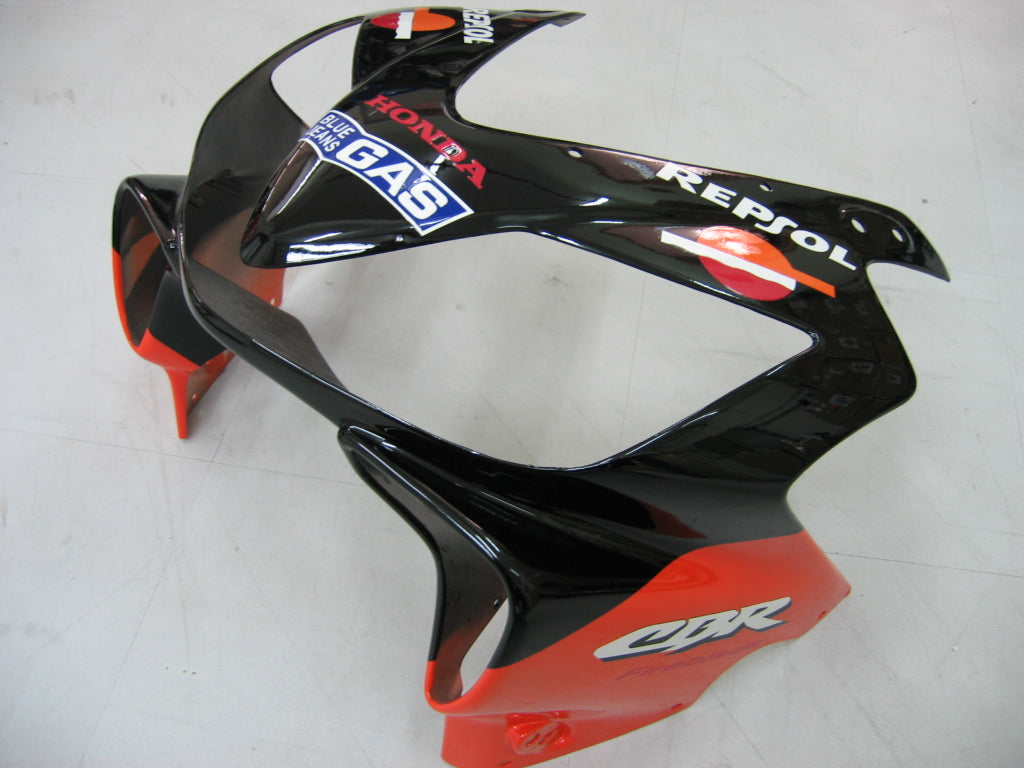 Amotopart 2004-2007 ホンダ CBR600 F4i レッド&オレンジ Repjol フェアリングキット