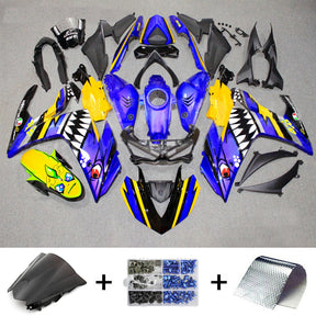 Amotopart YZF-R3 2014-2018 R25 2015-2017 Yamaha Blue&Yellow Style3 Fairing Kit