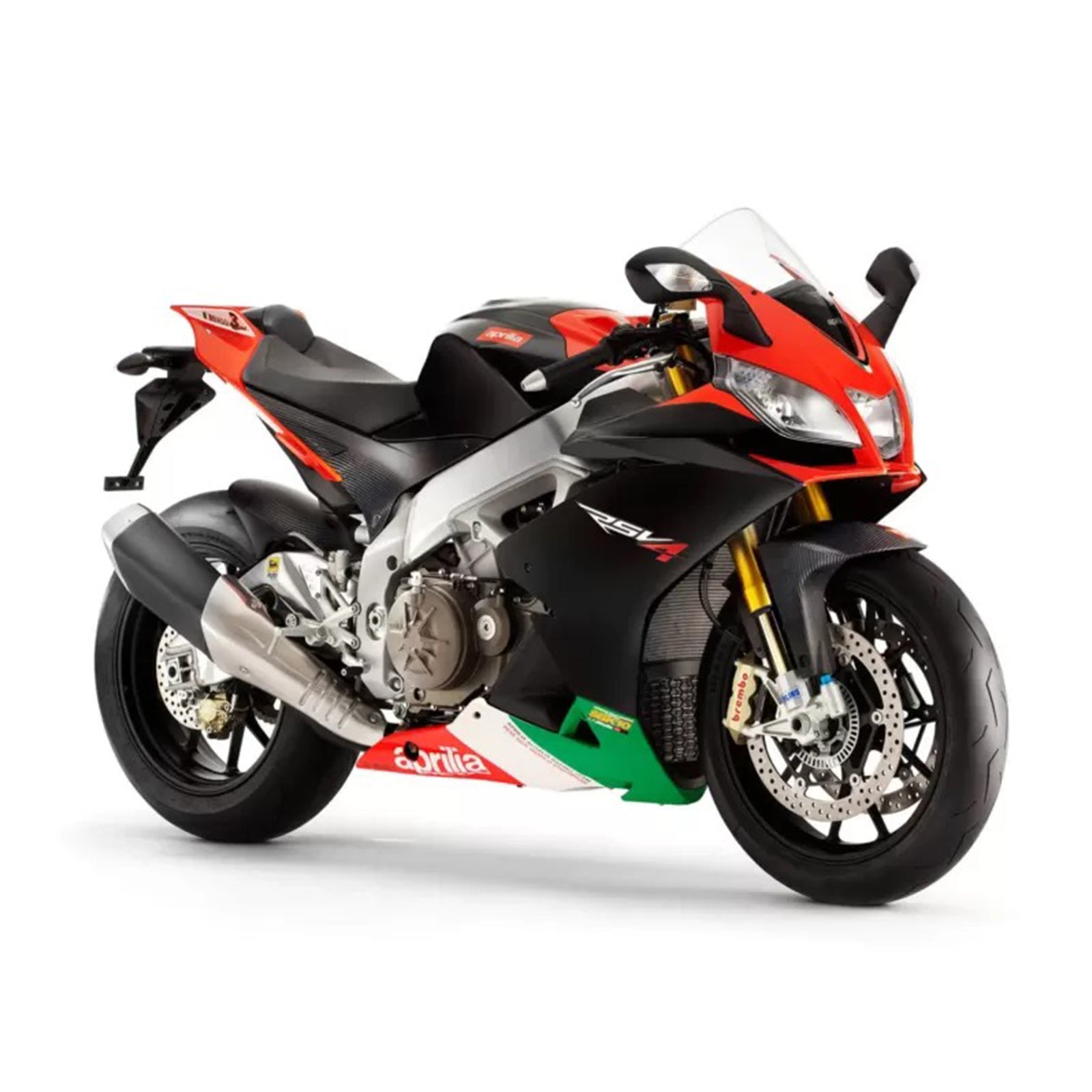 Amotopart 2009–2015 RSV4 1000 Aprilia Red&amp;Green Style1 Verkleidungsset