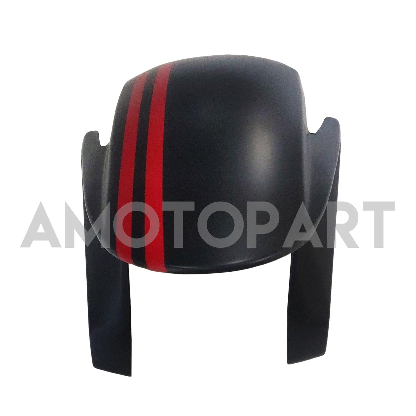 Amotopart 2007–2008 Honda CBR600RR mattschwarz-rotes Verkleidungsset