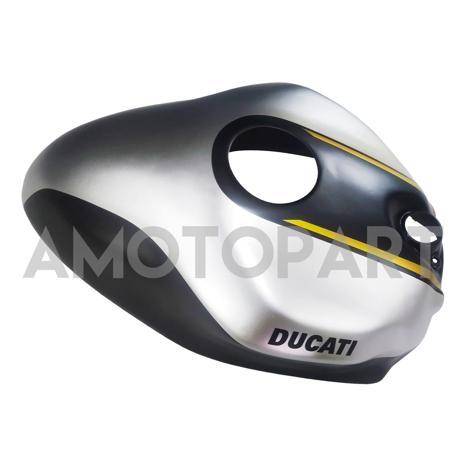 Amotopart 2012-2015 Ducati 899 Kit de carenagem de prata preta fosca