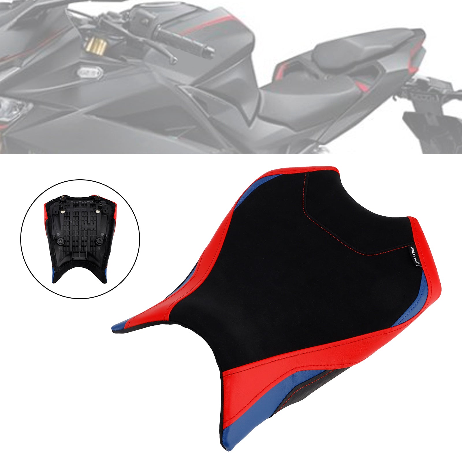 2017-2025 Honda Cbr250Rr Black Lower Front Driver Raider Seat Pillion Saddle