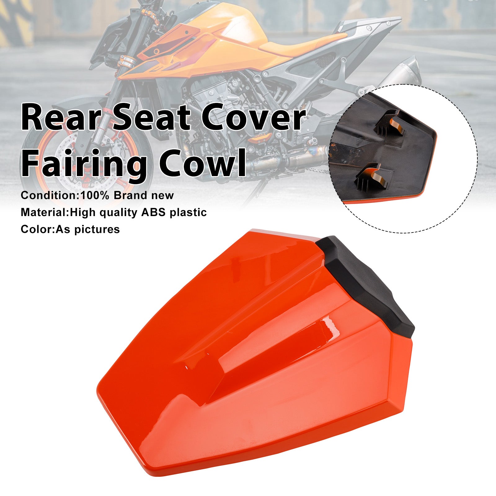 2024-2025 Duke 990 Rear Pillion Seat Cover Fairing Cowl