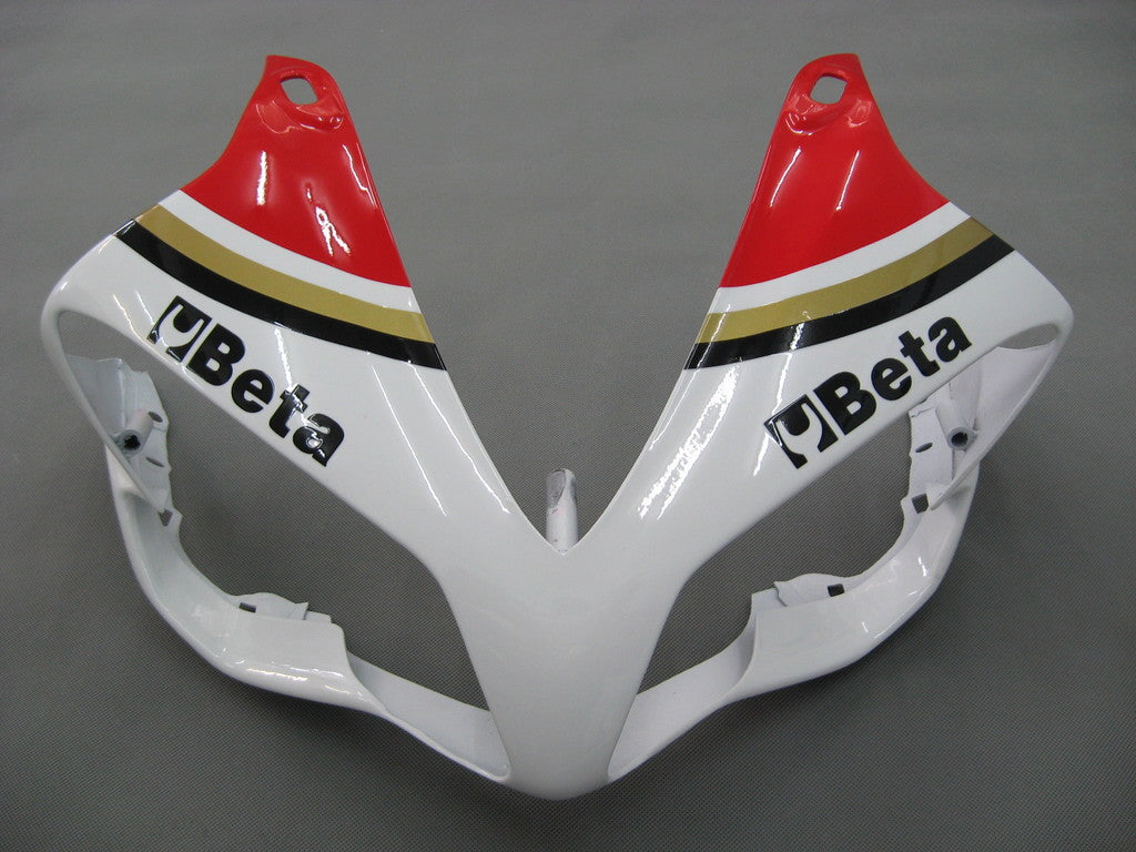 Amotopart 2007-2008 Yamaha YZF 1000 R1 Kit de carénage rouge et blanc Style2