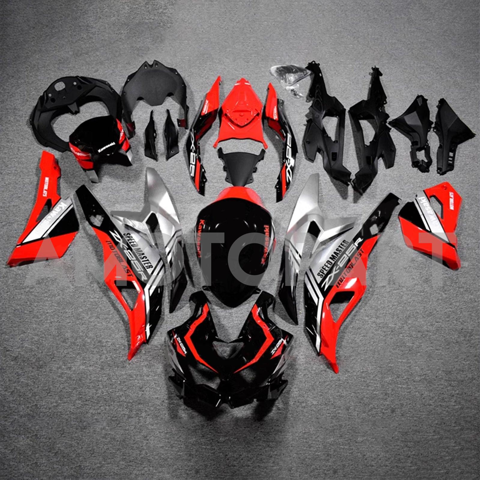 Amotopart 2019-2025 Ninja ZX25R ZX4R ZX4RR Kawasaki Fairing Kit Collection Two