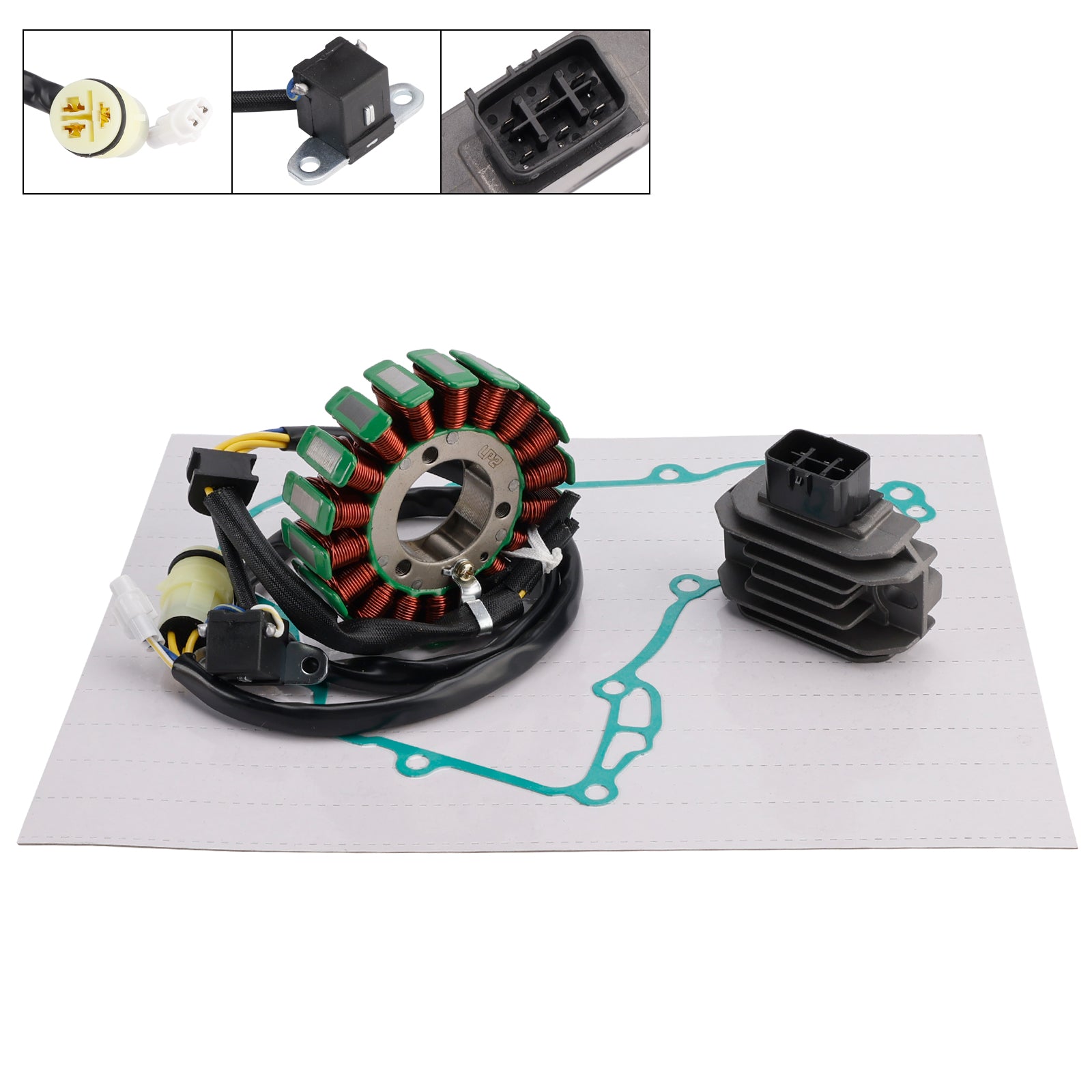 2008-2014 Kawasaki KFX450R KFX 450R KSF450B Stator & Regulator w/Gasket