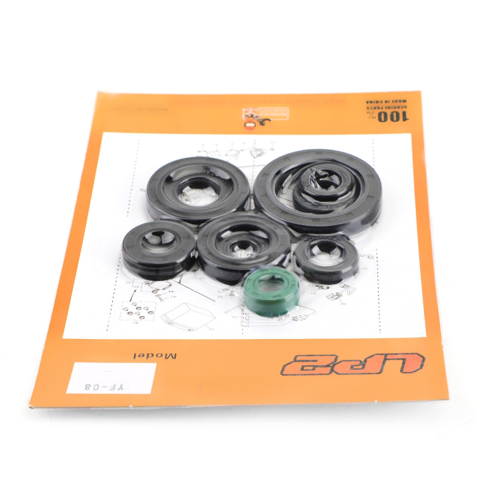Engine Oil Seal Kit Set 10pcs Seals for Honda CR125R 1987-2003 cr125r cr 125